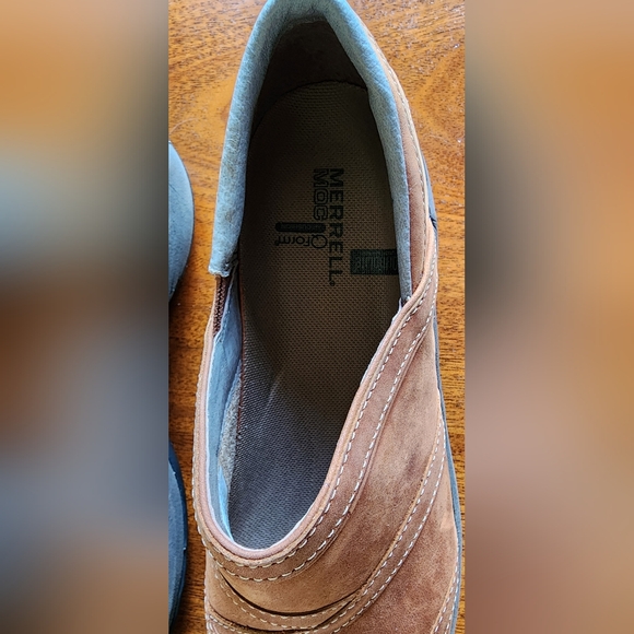 LIKE NEW! Merrell Encore Eclipse comfort shoes in light brown leather sz: 9 - Picture 5 of 14